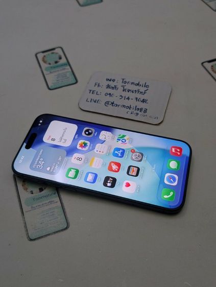 iPhone 17 Pro Max 256 Blue ศูนย์ไทย สภาพสวย อุปกรณ์ครบยกกล่อง ประกันเหลือ 3 เดือน สุขภาพแบต 100 เพียง 40,590 บาท ครับ  รูปที่ 4