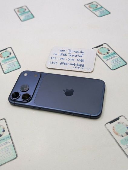 iPhone 17 Pro Max 256 Blue ศูนย์ไทย สภาพสวย อุปกรณ์ครบยกกล่อง ประกันเหลือ 3 เดือน สุขภาพแบต 100 เพียง 40,590 บาท ครับ  รูปที่ 3