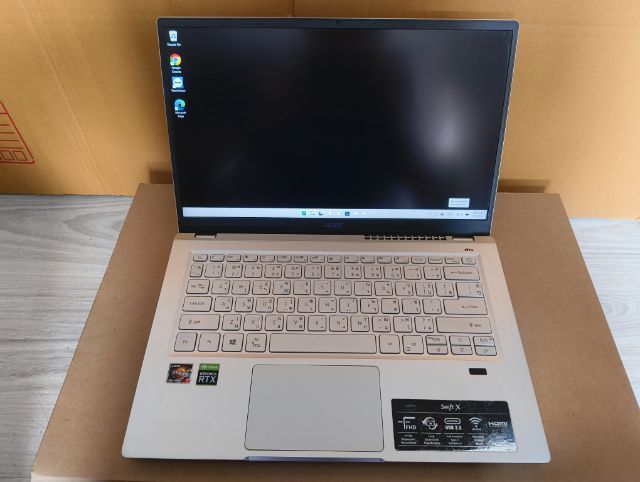 Swift series วินโดว์ 16 กิกะไบต์ อื่นๆ ใช่ ขายโน๊ตบุ๊ค Acer Swift X (SFX14-41G-R86R)
