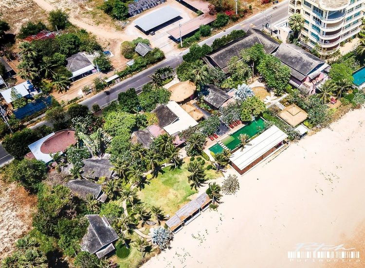 RARE ITEM ขายด่วน รีสอร์ทติดชายหาดส่วนตัว ปากน้ำปราณ 13 ไร่เศษ คุยตรงเจ้าทรัพย์พร้อมจบ รูปที่ 3
