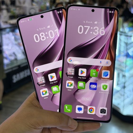 256 GB Oppo Reno10 Pro 5G สี Glossy Purple เครื่องศูนย์ สภาพสวยมากๆ จอ6.7นิ้ว แรม12รอม256 Snap778G กล้อง50ล้าน(3ตัว)🩷🩷