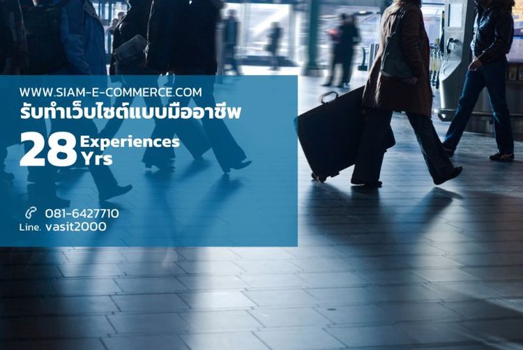 รับทำเว็บไซต์และเขียนโปรแกรมคุณภาพประสบการณ์​28ปี