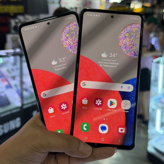 Samsung A52s 5G สีดำ เครื่องศูนย์ สภาพสวย จอ6.5นิ้ว แรม8รอม128 Snap778G กล้อง64ล้าน(4ตัว)🔥🔥