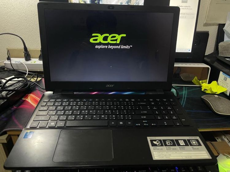 วินโดว์ 8 กิกะไบต์ USB ไม่ใช่ ขายโน้ตบุ๊กมือสอง Acer สเปกครบ Intel Core i3 / RAM 8GB / HDD 500GB