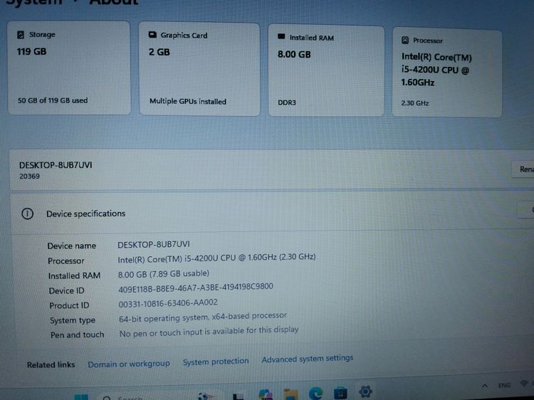ขาย notebook Lenovo IdeaPad G40-70 i5 รูปที่ 6