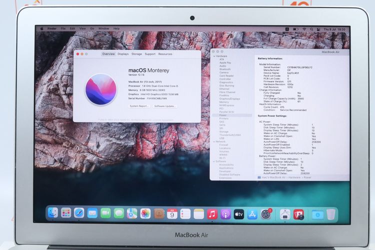 MacBook Air 13" Core i5 2017 8.128GB  รูปที่ 2