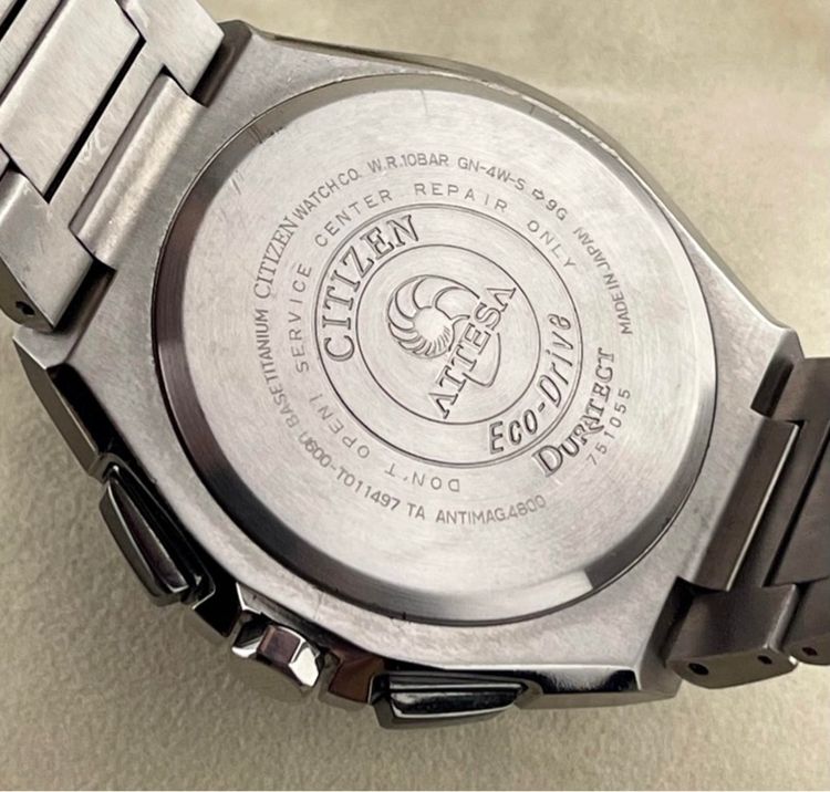 นาฬิกา Citizen Attesa World Time Solar Chronograph Eco-Drive รูปที่ 4