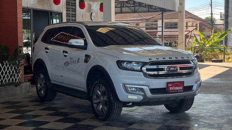 Ford Everest 2017 2.2 Titanium Utility-car ดีเซล ไม่ติดแก๊ส เกียร์อัตโนมัติ ขาว รูปที่ 3