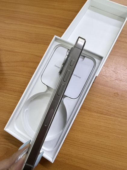 :iPhone 15 Pro 128GB Natural Titanium เครื่องสวย มีกล่องราคา: 21,900 รูปที่ 5