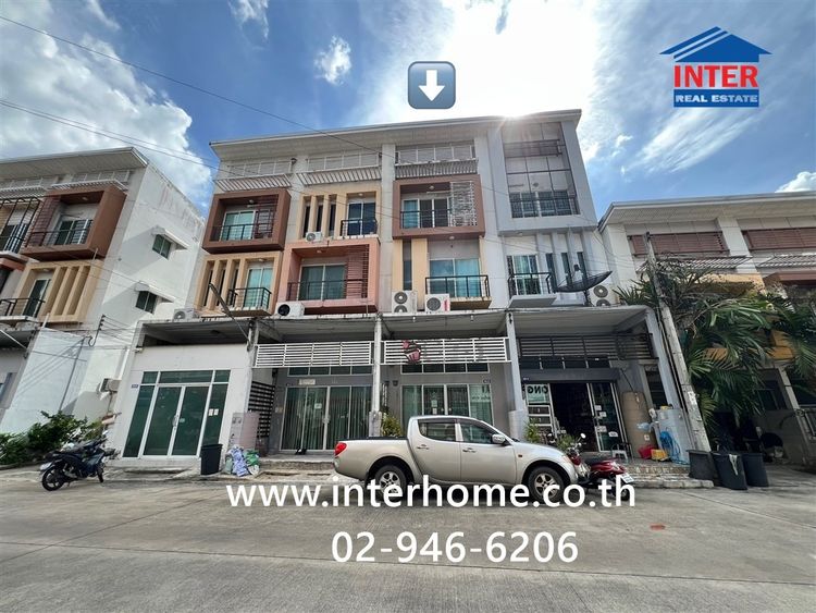 อาคารพาณิชย์ 3.5 ชั้น 19.9 ตร.ว หมู่บ้านอาร์เคพาร์ค406 รามอินทรา-คู้บอน ถนนเลียบคลองสอง ถนนหทัยราษฏร์ เขตคลองสามวา กรุงเทพมหานคร
