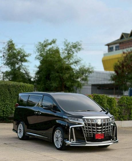 Toyota Alphard 2022 2.5 SC Van เบนซิน ไม่ติดแก๊ส เกียร์อัตโนมัติ ดำ รูปที่ 2