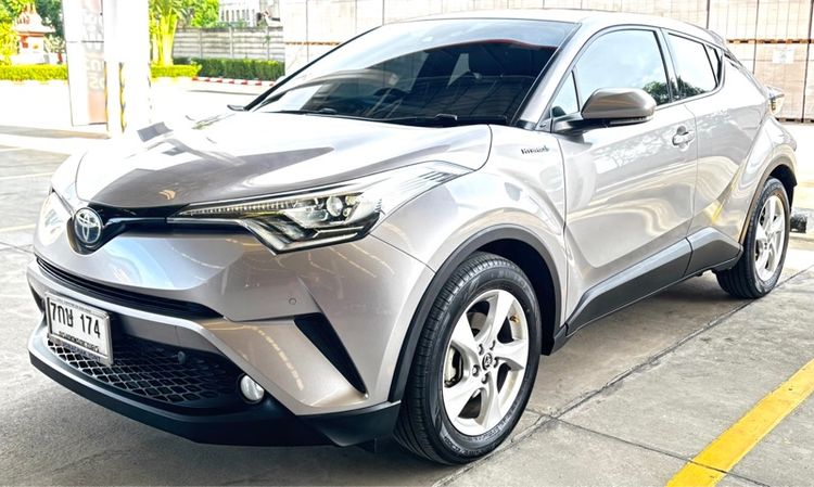 Toyota C-HR 2018 1.8 Hybrid Hi Van ไฮบริด ไม่ติดแก๊ส เกียร์อัตโนมัติ เทา รูปที่ 3