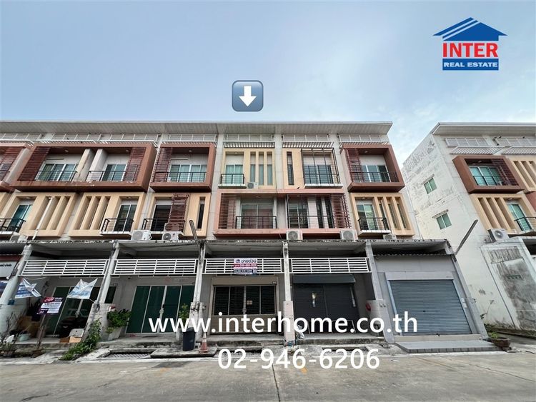 อาคารพาณิชย์ 3.5 ชั้น 19.9 ตร.ว หมู่บ้านอาร์เคพาร์ค406 รามอินทรา-คู้บอน ถนนเลียบคลองสอง ถนนหทัยราษฏร์ เขตคลองสามวา กรุงเทพมหานคร