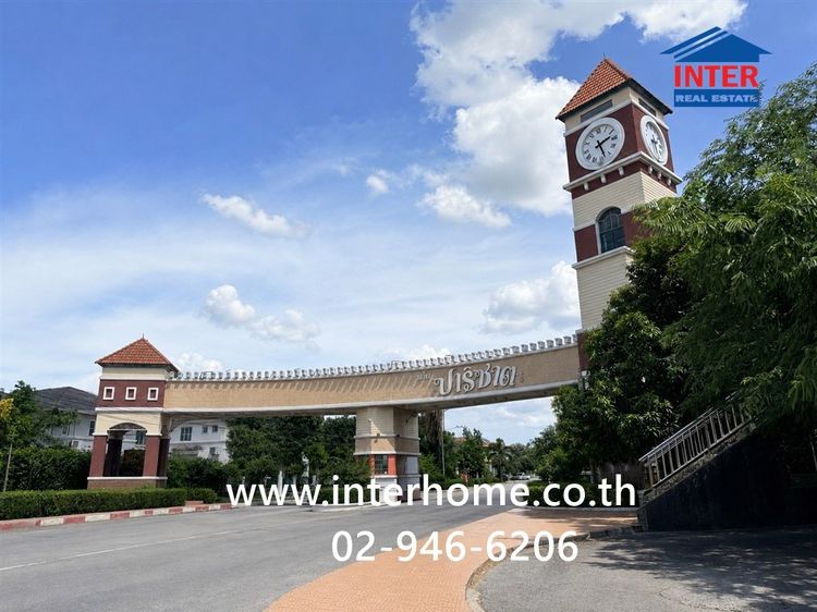 บ้านเดี่ยว 2 ชั้น 70 ตร.ว. หมู่บ้านปาริชาติ 345 ซอยหมู่บ้านปาริชาติ ถนนหมายเลข345 ถนนสะพานนนทบุรี-บางบัวทอง เมืองปทุมธานี ปทุมธานี
