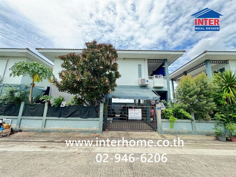 บ้านเเฝด 2 ชั้น 36.1 ตร.ว. หมู่บ้านรติรัตน์ 3 ลาดปลาดุก-คลองตาชม ถนนเลียบคลองตาชม-วัดลาดปลาดุก ไทรน้อย นนทบุรี