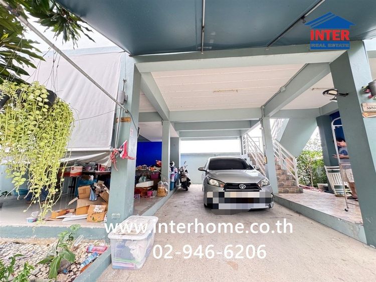บ้านเเฝด 2 ชั้น 36.1 ตร.ว. หมู่บ้านรติรัตน์ 3 ลาดปลาดุก-คลองตาชม ถนนเลียบคลองตาชม-วัดลาดปลาดุก ไทรน้อย นนทบุรี รูปที่ 2