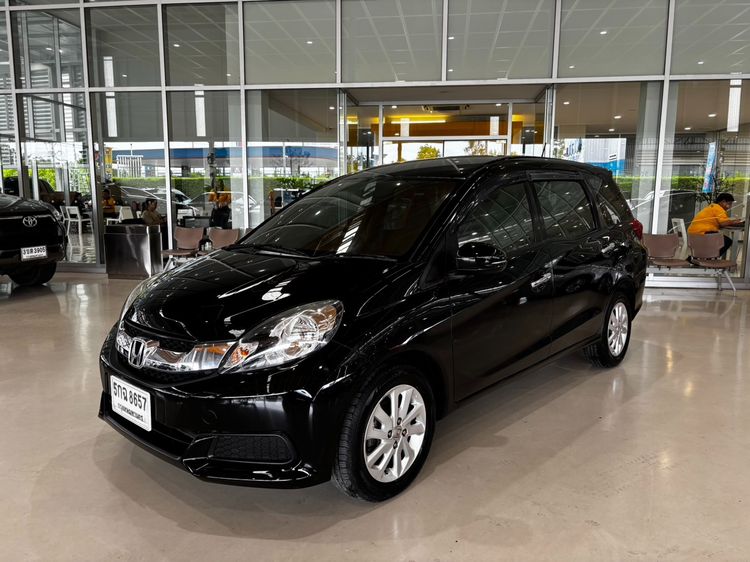 Honda Mobilio 2015 1.5 V Sedan เบนซิน ไม่ติดแก๊ส เกียร์อัตโนมัติ ดำ รูปที่ 3