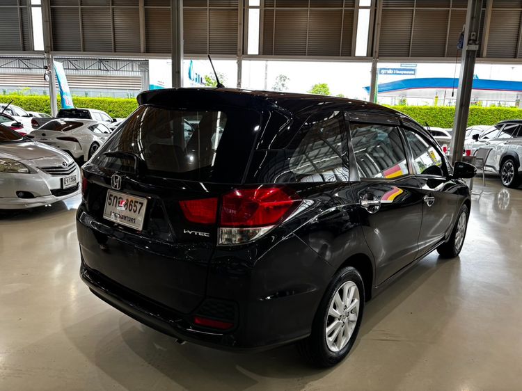 Honda Mobilio 2015 1.5 V Sedan เบนซิน ไม่ติดแก๊ส เกียร์อัตโนมัติ ดำ รูปที่ 4