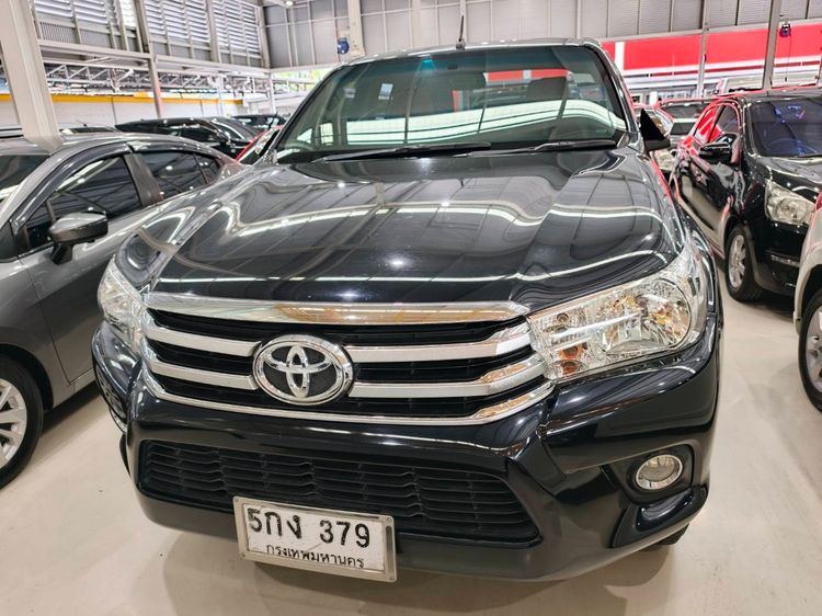 Toyota Hilux Revo 2015 2.4 E Prerunner Pickup ดีเซล ไม่ติดแก๊ส เกียร์ธรรมดา ดำ รูปที่ 3
