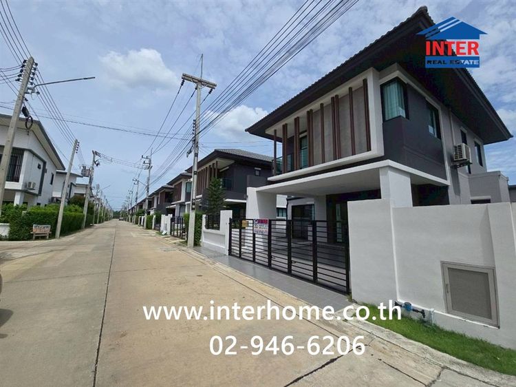 บ้านเเฝด 2 ชั้น 39.9 ตร.ว. หมู่บ้านเอ็นซีออนกรีน ปาล์ม พาร์ค1 ซอยลำลูกกา71 ถนนลำลูกกา ถนนรังสิต-นครนายก ลำลูกกา ปทุมธานี รูปที่ 2