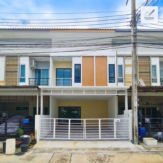 ขาย ทาวน์เฮ้าส์ 2ชั้น 3ห้องนอน ย่านนิมิตใหม่ สไตล์มินิมอล มบ.เมดิโอ้ ถ.นิมิตใหม่ รีโนเวทใหม่ พร้อมอยู่