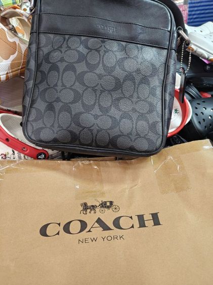 กระเป๋า Coach แท้ รุ่น F54788 สีดำ/เทาชาโคล
