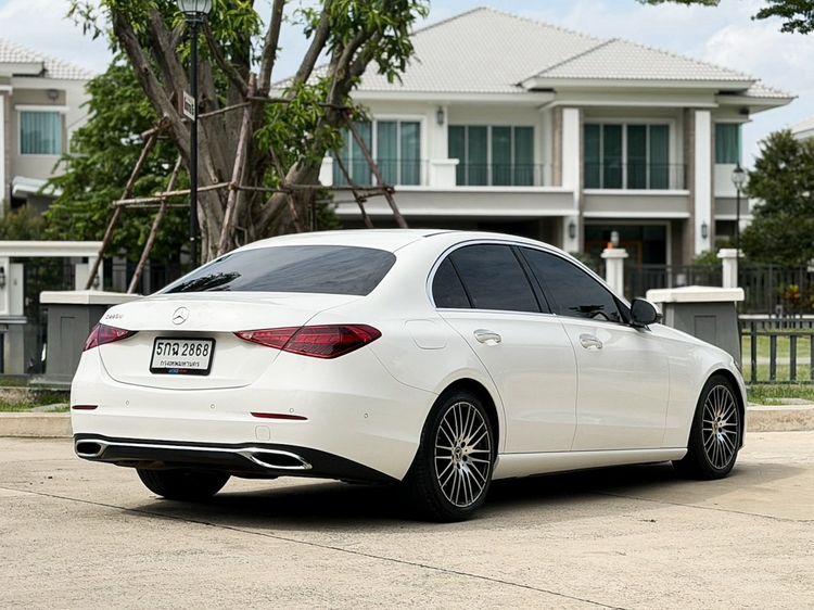 Mercedes-Benz C-Class 2022 C220 Sedan ดีเซล ไม่ติดแก๊ส เกียร์อัตโนมัติ ขาว รูปที่ 4