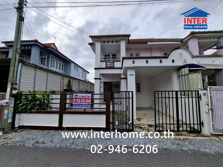 บ้านแฝด 2 ชั้น 32 ตร.ว. หมู่บ้านพรจิรา ใกล้มหาวิทยาลัยอีสเทิร์นเอเซีย เยื้องวัดใหม่คลองเจ็ด ถนนรังสิต-นครนายก ถนนธัญบุรี ลำลูกกา ปทุมธานี