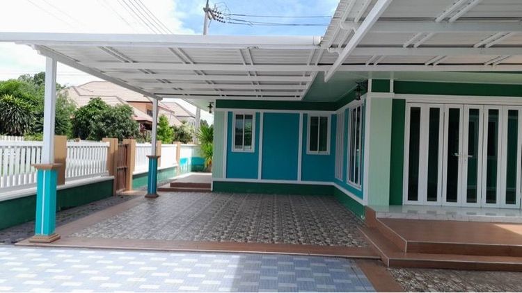 มีบางส่วน ขายบ้านเดี่ยวชั้นเดียว หลังมุม โครงการบ้านนนทวรรณ จังหวัดระยอง ทำเลดี เดินทางสะดวก