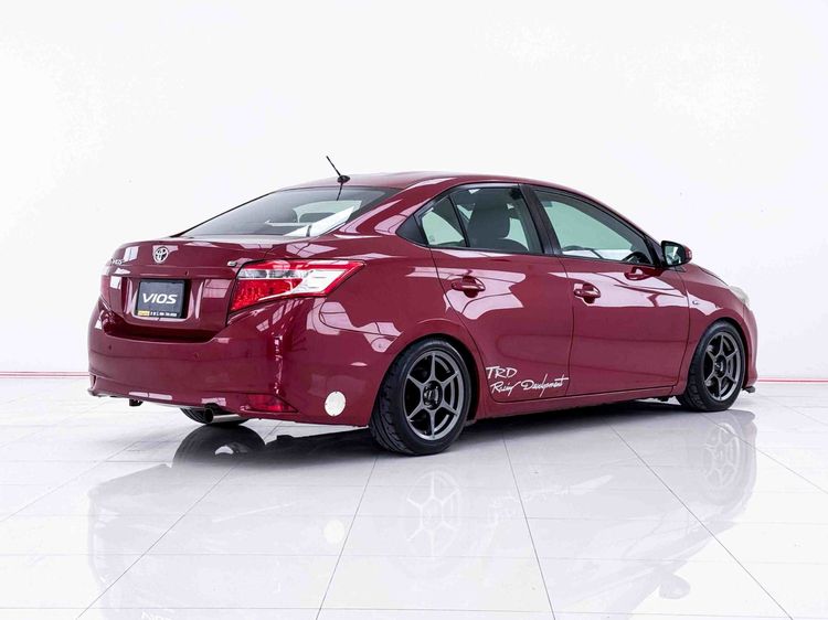 Toyota Vios 2013 1.5 E Sedan เบนซิน ไม่ติดแก๊ส เกียร์อัตโนมัติ แดง รูปที่ 4