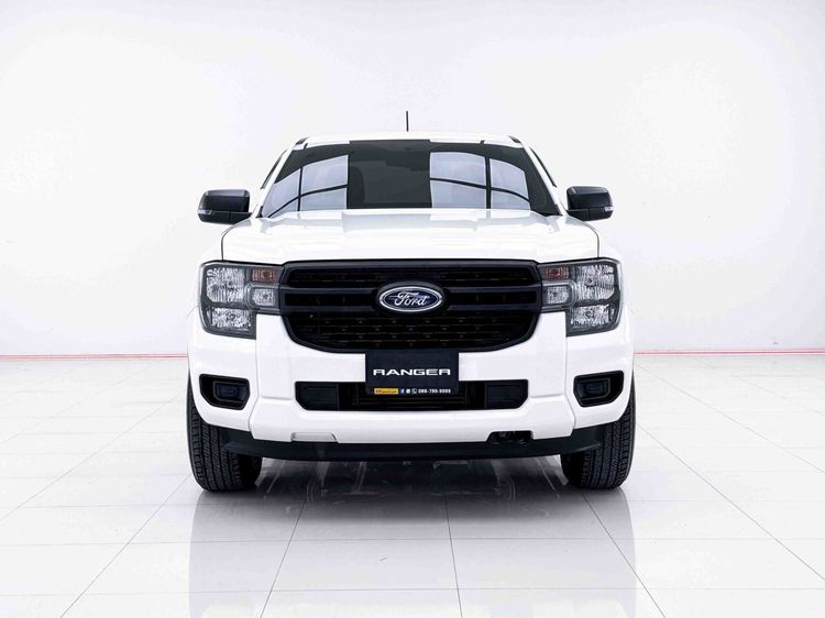 Ford Ranger 2023 2.0 Hi-Rider XL+ Pickup ดีเซล ไม่ติดแก๊ส เกียร์ธรรมดา ขาว รูปที่ 3