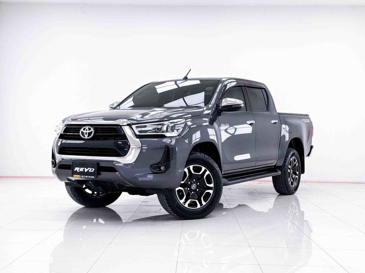 Toyota Hilux Revo 2022 2.4 Prerunner High Pickup ดีเซล ไม่ติดแก๊ส เกียร์ธรรมดา เทา
