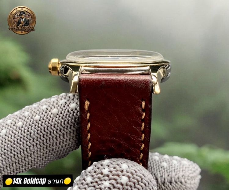 Omega Constellation Arrow Head Original Pie-Pan Cross Hair Dial Automatic Chronometer Cal.505 Swiss 14k Goldcap รูปที่ 14