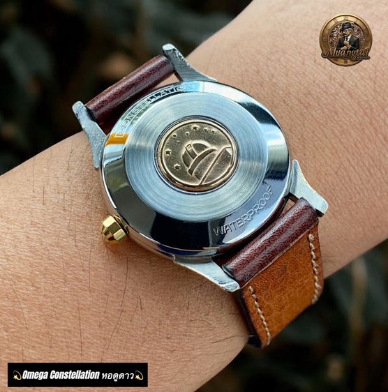 Omega Constellation Arrow Head Original Pie-Pan Cross Hair Dial Automatic Chronometer Cal.505 Swiss 14k Goldcap รูปที่ 7
