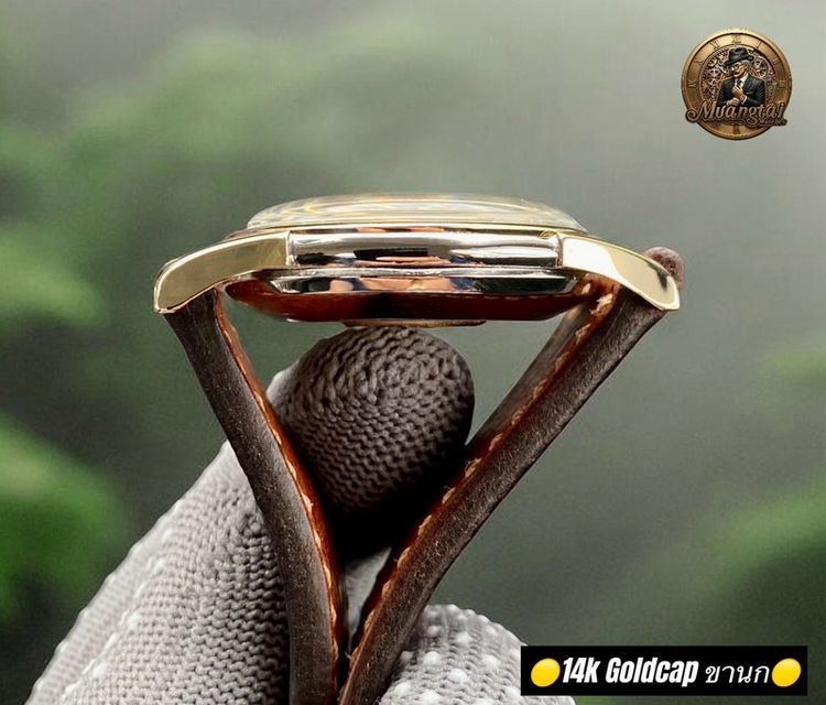 Omega Constellation Arrow Head Original Pie-Pan Cross Hair Dial Automatic Chronometer Cal.505 Swiss 14k Goldcap รูปที่ 13