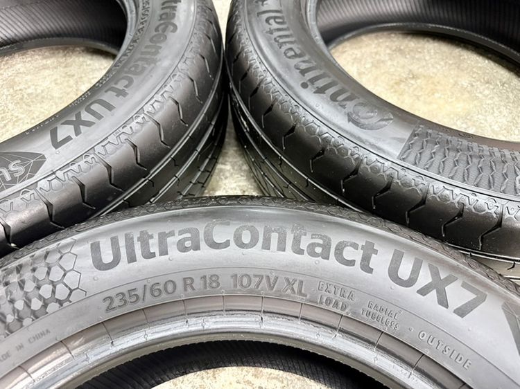 ยางขอบ 18” ยี่ห้อ CONTINENTAL รุ่น ULTRACONTACT UX7 ขนาด 235-60R18 ปี 25 ดอกยางสวยไม่มีปะ ไม่บวม รับประกัน รูปที่ 2