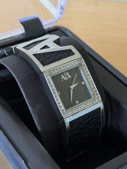 AlX Armani Exchange นาฬิกากำไลสำหรับผู้หญิง รุ่น AX4050 Quartz Watch รูปที่ 5