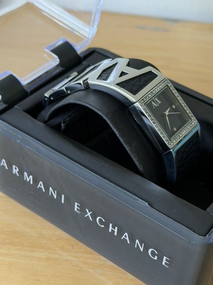 AlX Armani Exchange นาฬิกากำไลสำหรับผู้หญิง รุ่น AX4050 Quartz Watch รูปที่ 6