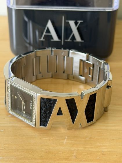 AlX Armani Exchange นาฬิกากำไลสำหรับผู้หญิง รุ่น AX4050 Quartz Watch รูปที่ 10