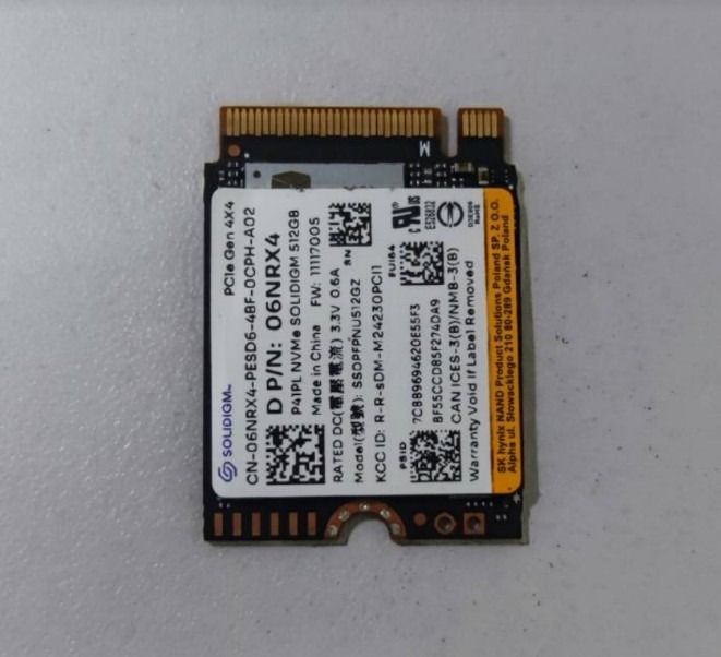 ขาย SSD M.2 2230 Nvme 512 GB มือสอง ราคาดี