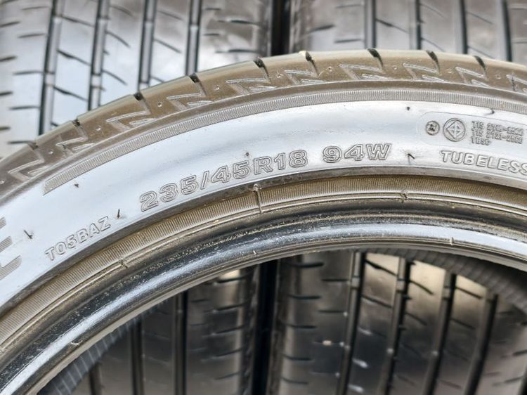 ยาง 235-45-18 ปี23 ยี่ห้อ Bridgestone turanza t005a รูปที่ 10