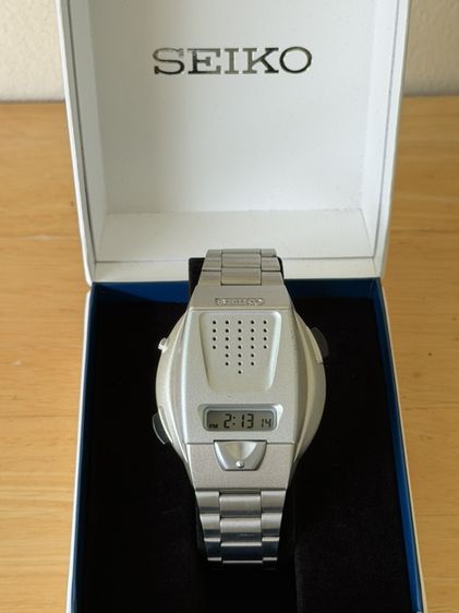 SEIKO SBJS001 Silver Voice digital Hard Rex Bracelet type Men's Watch รูปที่ 3