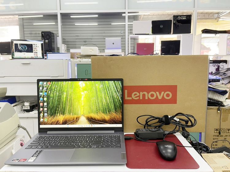 Lenovo วินโดว์ 16 กิกะไบต์ HDMI ใช่ ใหม่กริ๊บ Ideapad slim 3 15AMN8 ประกันนาน สเปกสวย ใช้งานได้ดี ราคาถูกใจ