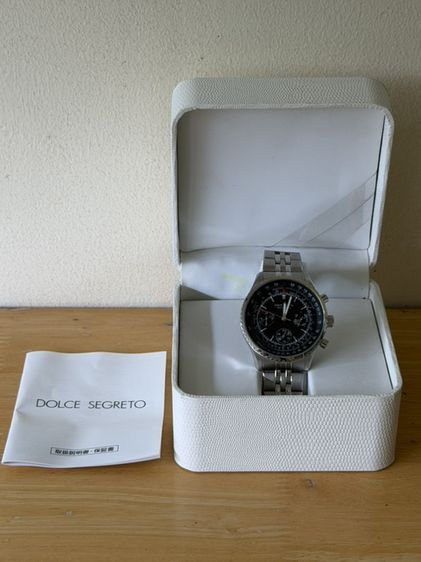 DOLCE SEGRETO Chronograph Men’s Watch Black Dial รุ่น MBR100BK รูปที่ 2