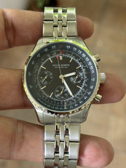 DOLCE SEGRETO Chronograph Men’s Watch Black Dial รุ่น MBR100BK รูปที่ 9