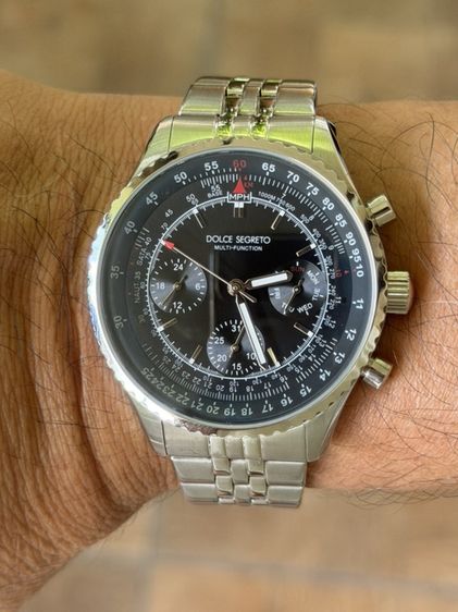 DOLCE SEGRETO Chronograph Men’s Watch Black Dial รุ่น MBR100BK รูปที่ 15