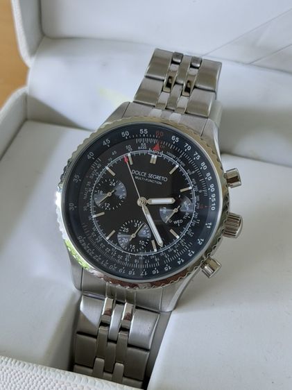 DOLCE SEGRETO Chronograph Men’s Watch Black Dial รุ่น MBR100BK รูปที่ 5