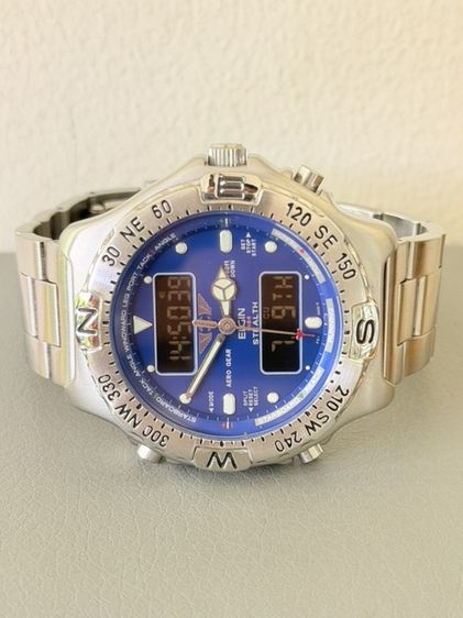 ELGIN Aero Gear Stealth 1864 Watch Timepiece Multi Function Analog Digital รูปที่ 9