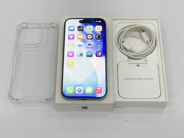 Iphone 15 Pro 128 GB ครบ สภาพสวย สแกนได้ แบต 82 ใช้งานได้ดี ราคาถูกใจ