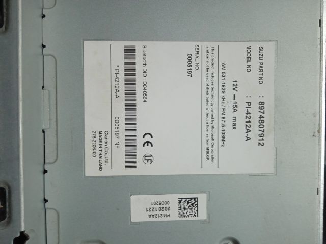 วิทยุติดรถยนต์ isuzu 1.9 รูปที่ 5